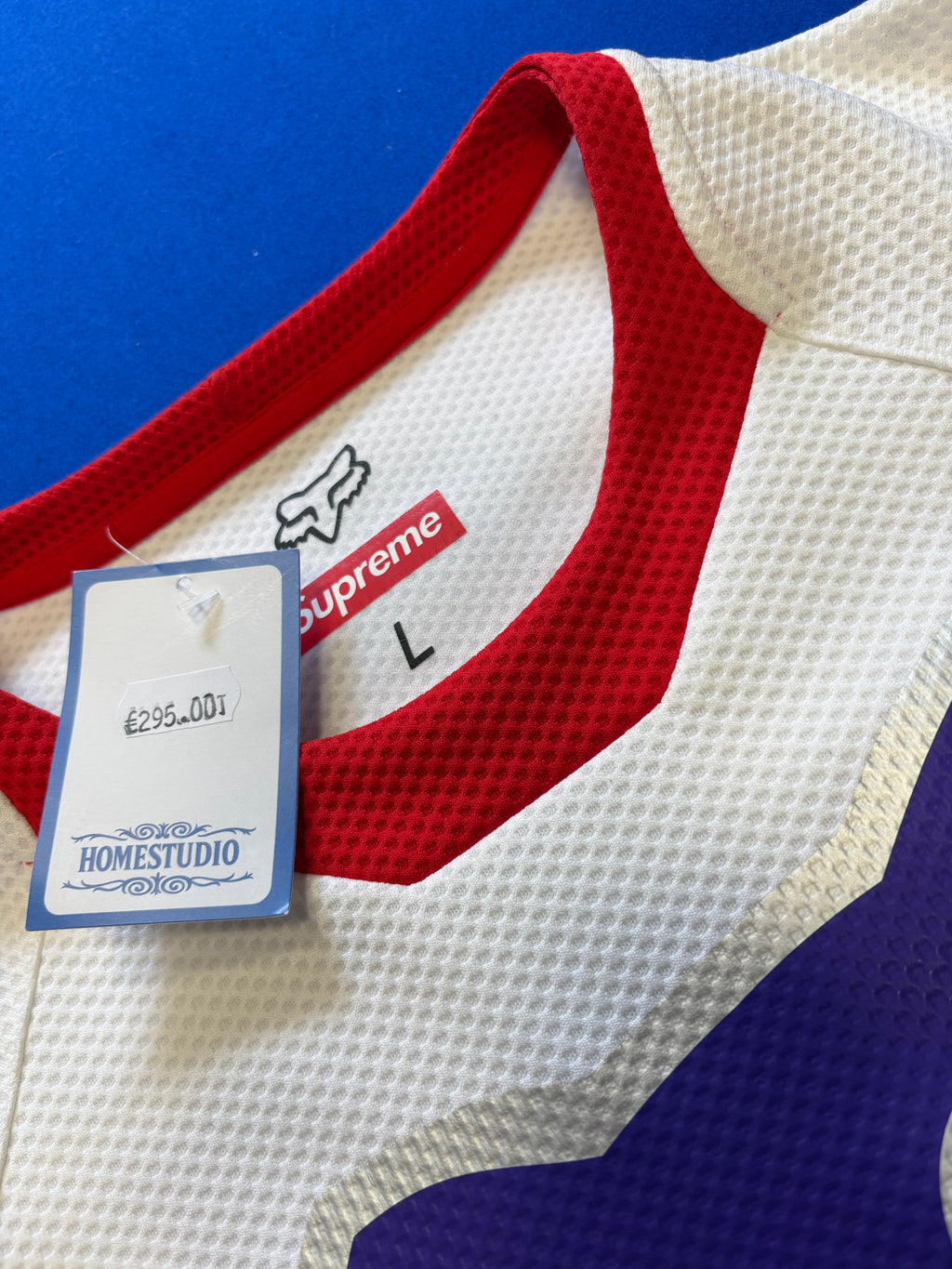 Maillot Supreme x Fox Racing rouge