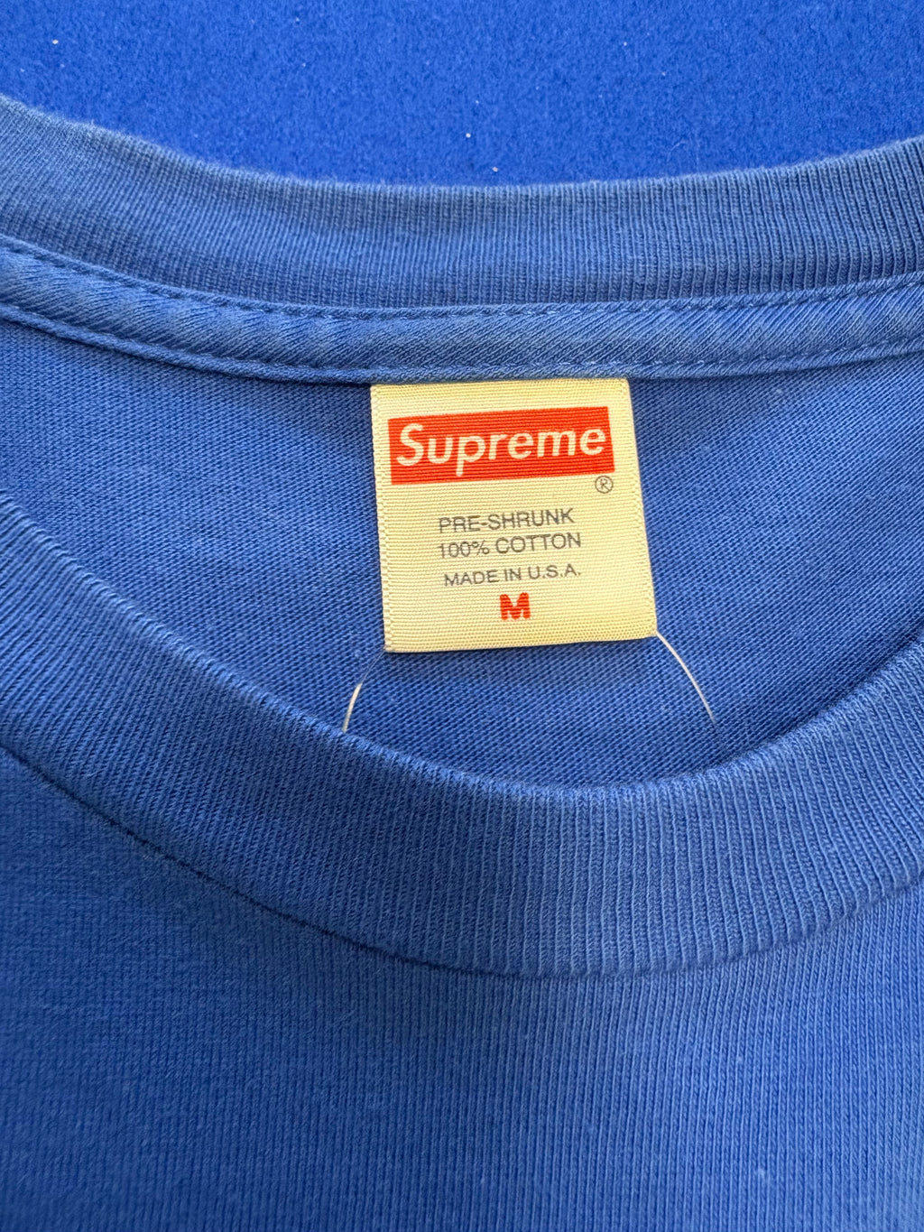 T-shirt Supreme Bleu