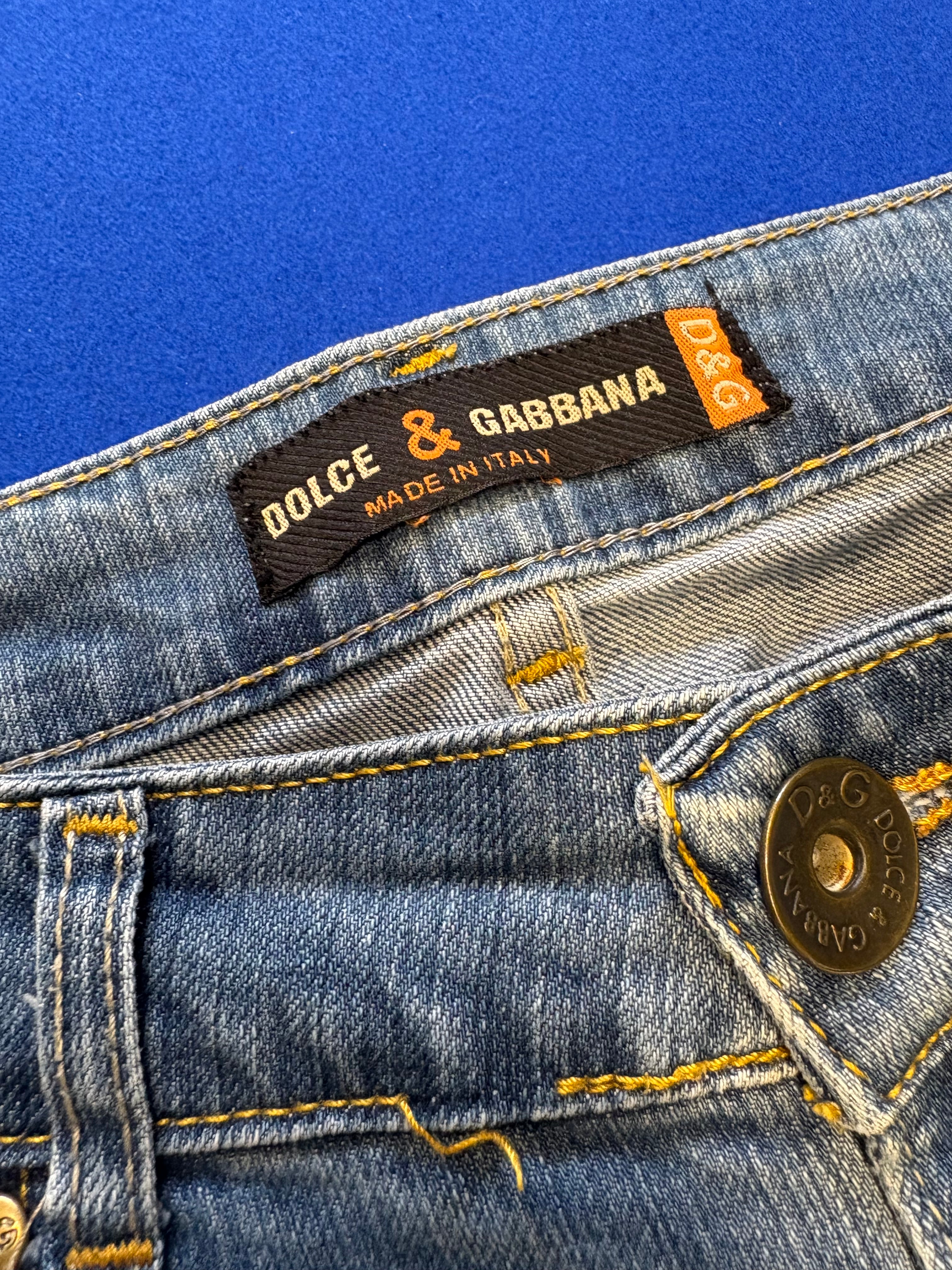 Jean Dolce & Gabbana bleu délavé