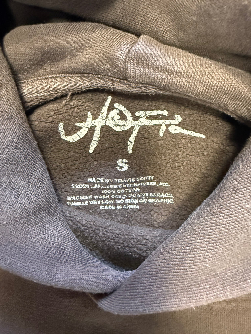 Hoodie Travis Scott UTOPIA Merch Noir
