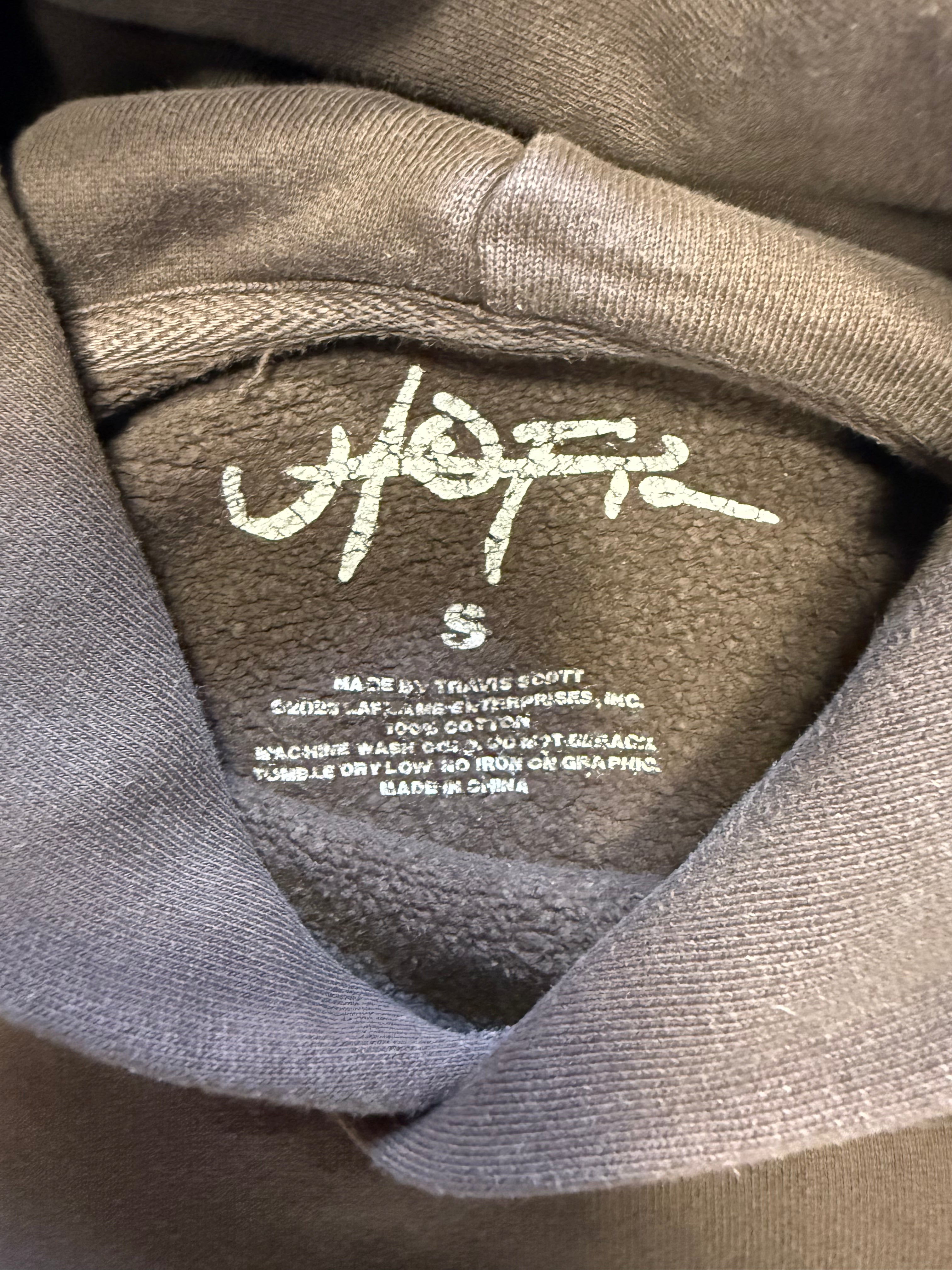 Hoodie Travis Scott UTOPIA Merch Noir