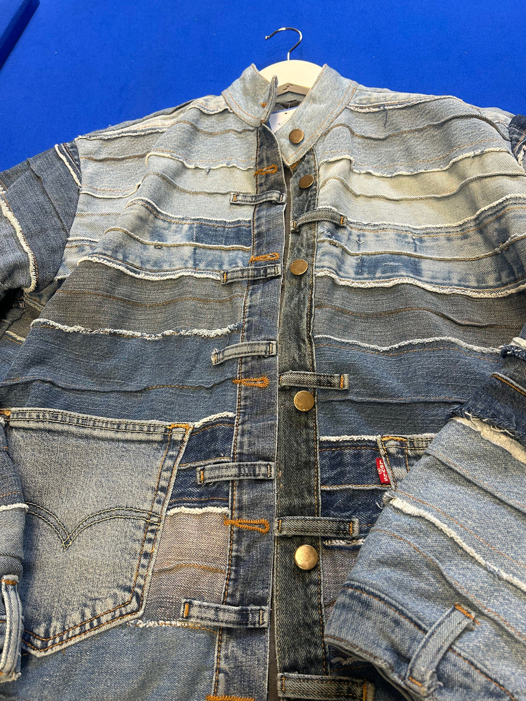 veste handmade jeans