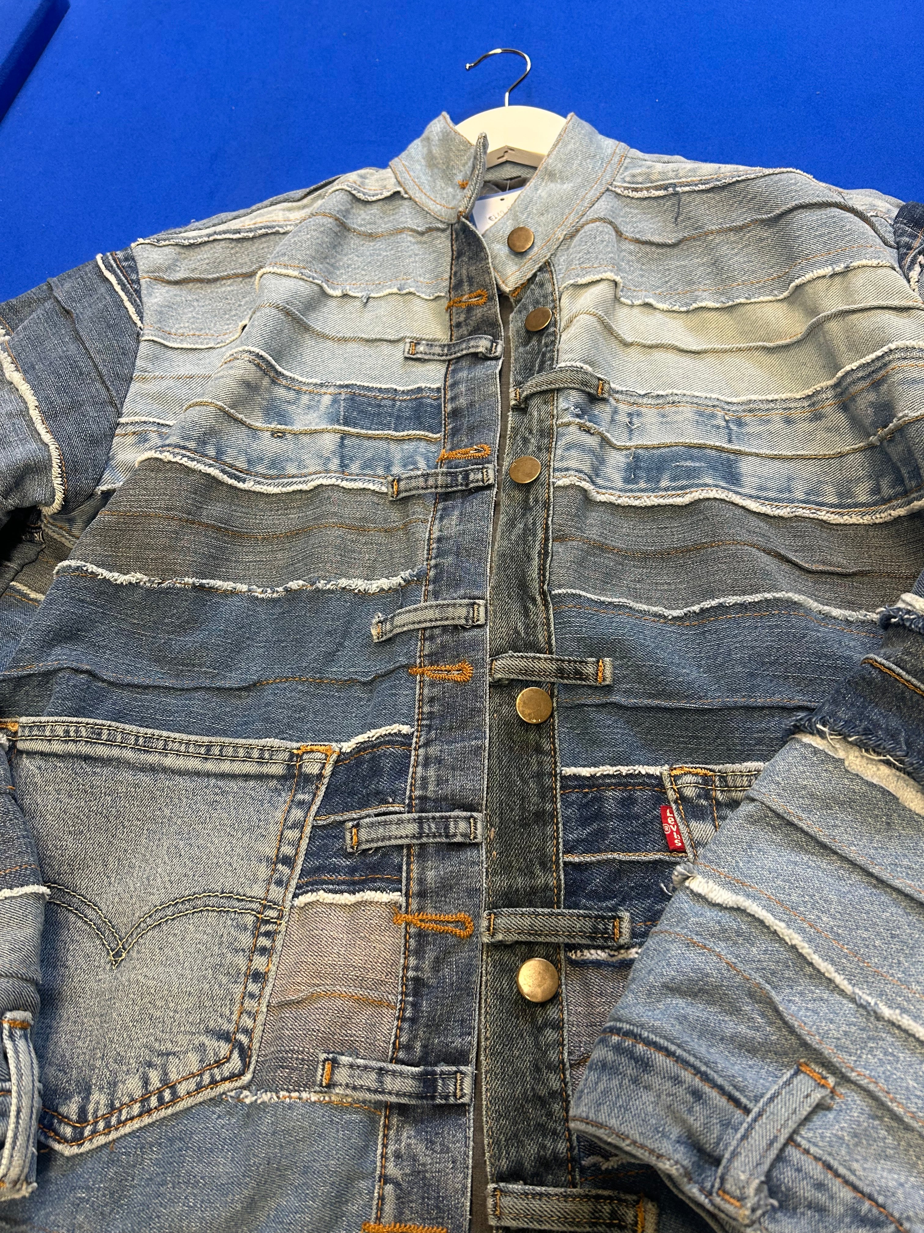 veste handmade jeans